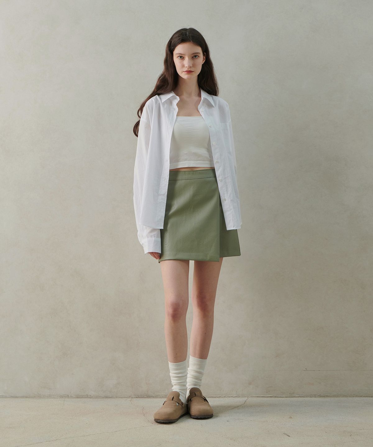 판도라핏(PANDORAFIT) Alieh Wrap Mini Skirt