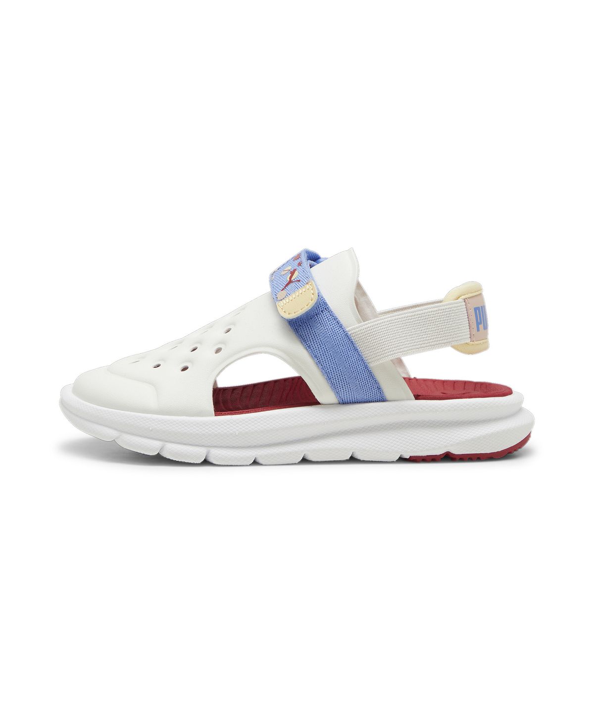 푸마 키즈(PUMA KIDS) 푸마 이볼브 샌들 섬머 캠프 AC PS - 웜 화이트:블루:캐모마일