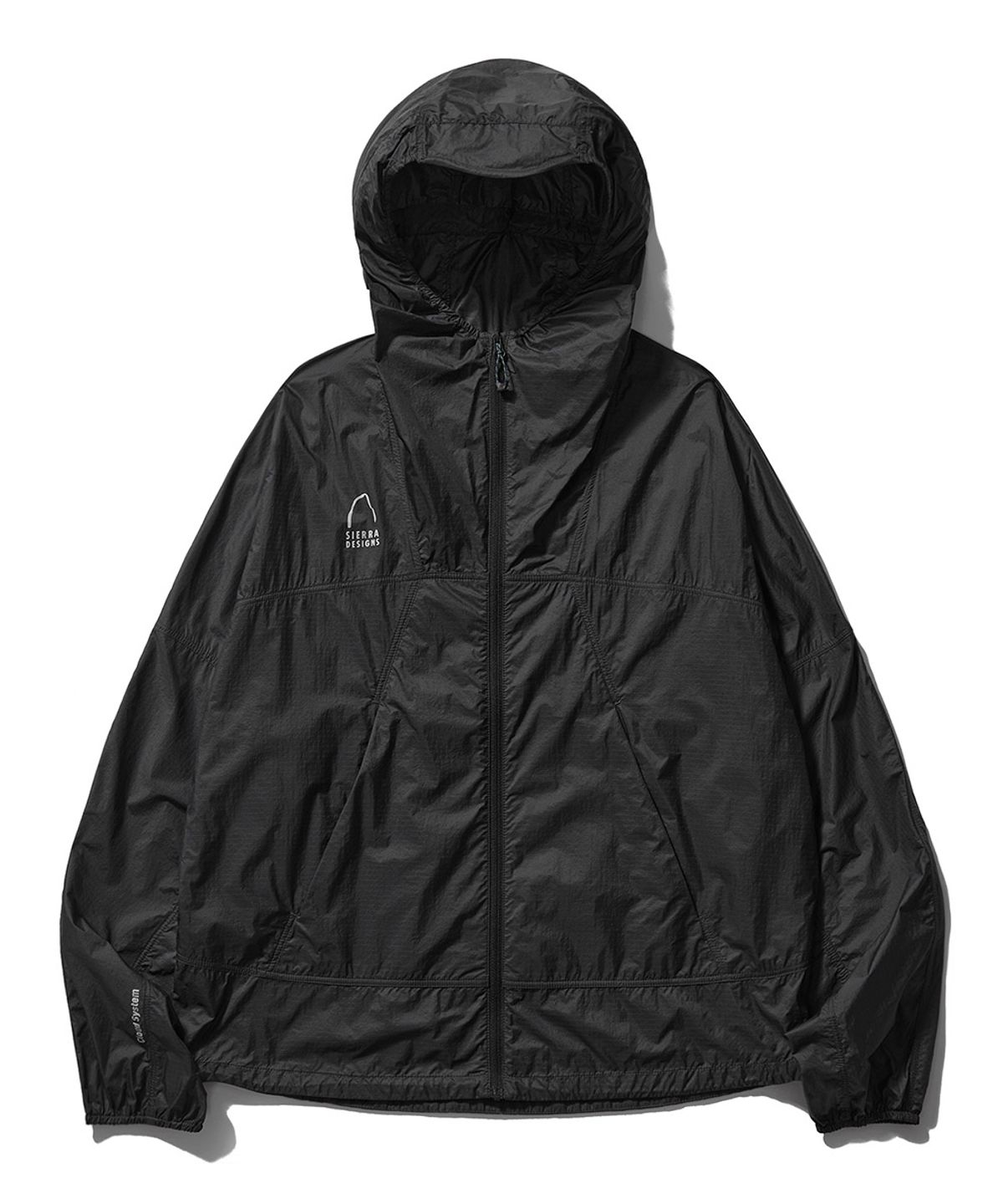 시에라디자인(SIERRA DESIGNS) W) 그랜드마더십(GRAND MOTHERSHIP) 초경량 윈드 자켓 BLACK CHARCOAL