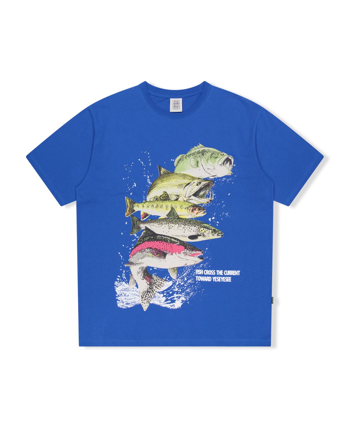 예스아이씨(YESEYESEE) Y.E.S Fishes Tee Blue
