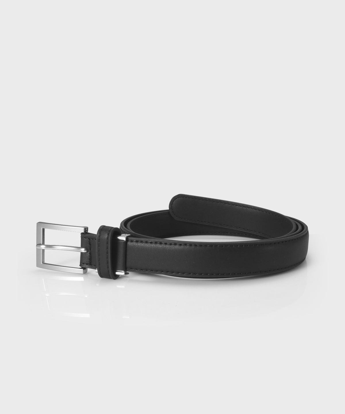 미스티카(MISTICA) 남녀공용 24mm 솔리드 비조 벨트 MU047BK