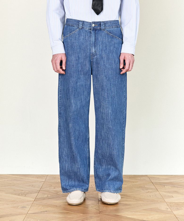 HEUTE HENRY WIDE DENIM (BLUE)