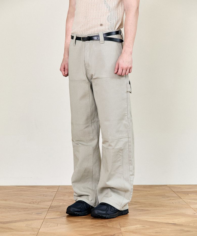 HET PATCH WORK PANTS (L.KHAKI)