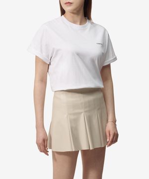 로고 박시 반소매 티셔츠 - 옵틱 화이트 / COPJS03504OPTWHT