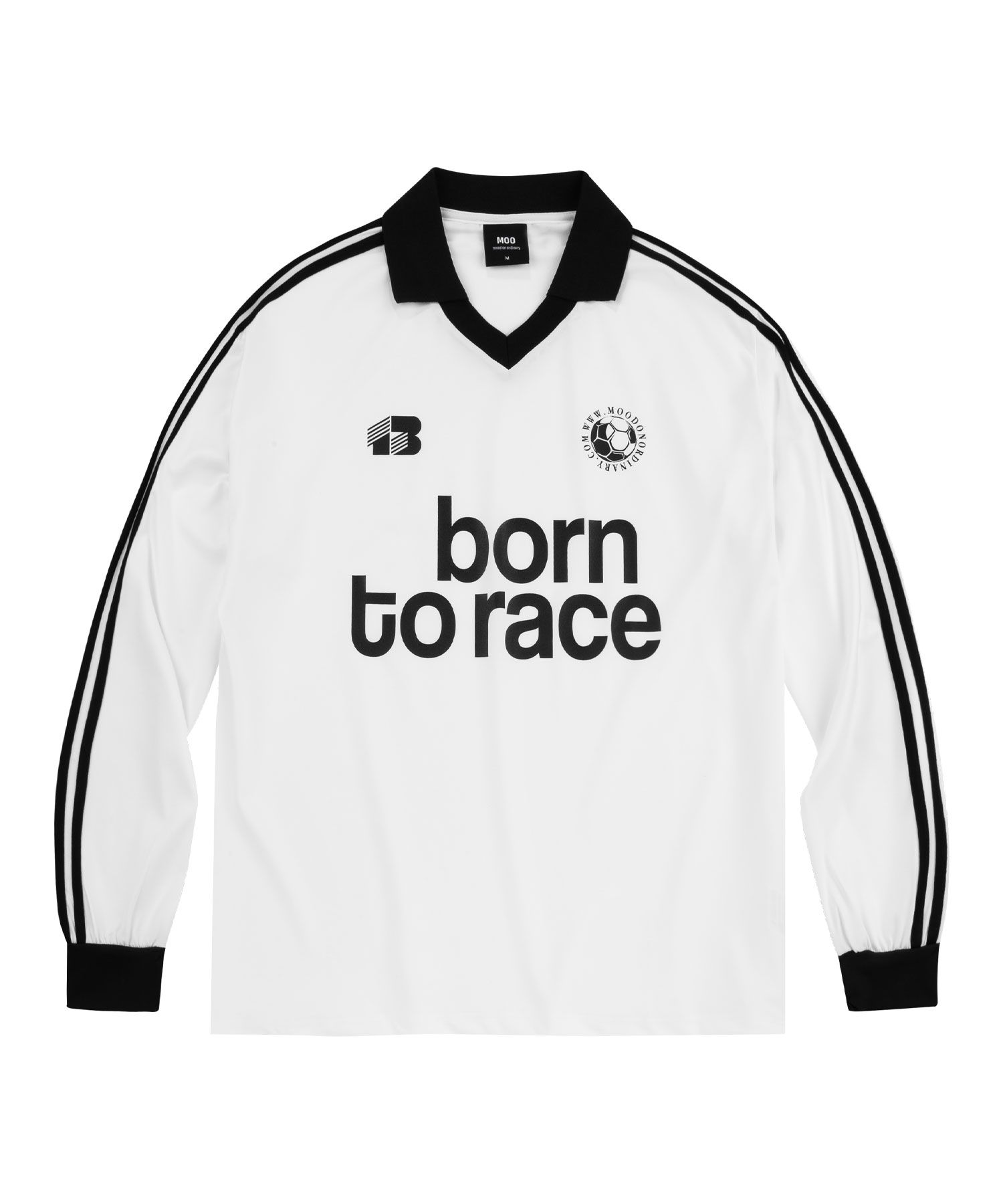 MOO/IVE イソ 着用/BORN TRACK LONG SLEEVE FOOTBALL JERSEY MUSINSA | MOO Bon Track Long Sleeve Football Jersey - Yellow