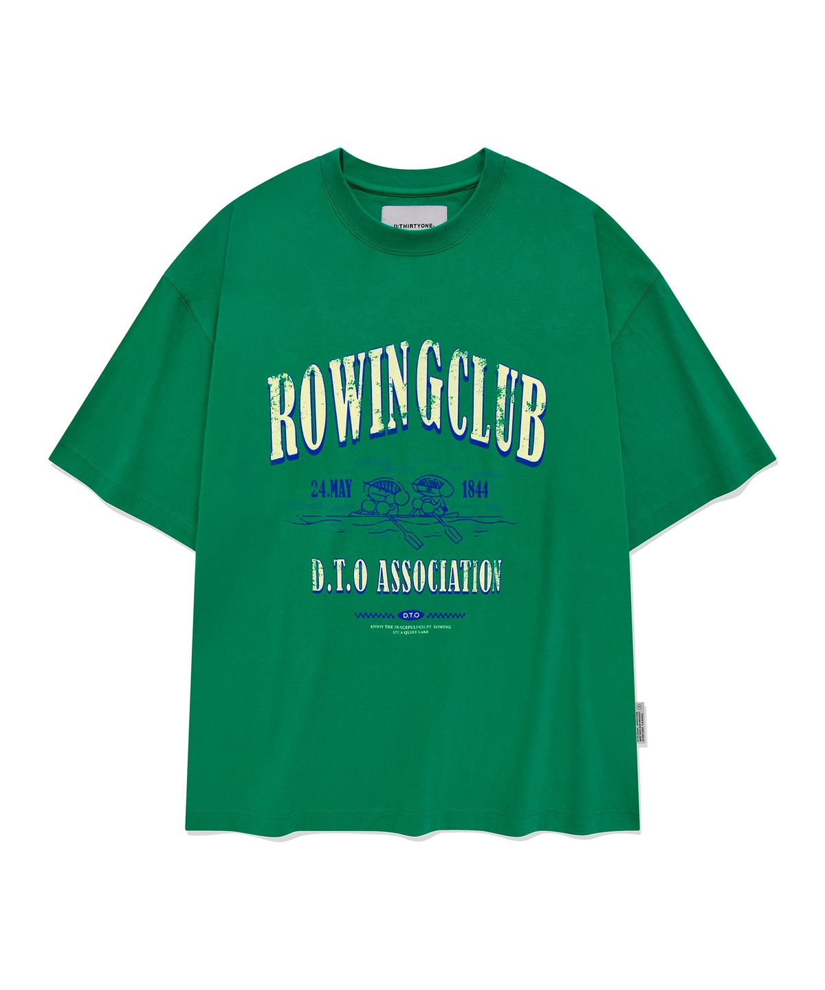 디써티원(DTHIRTYONE) Signal boy Rowing Club T-shirt (GREEN)