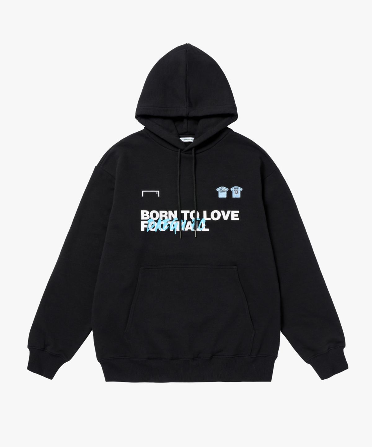 골스튜디오(GOALSTUDIO) BORN TO LOVE DAEGU HOODIE-BLACK