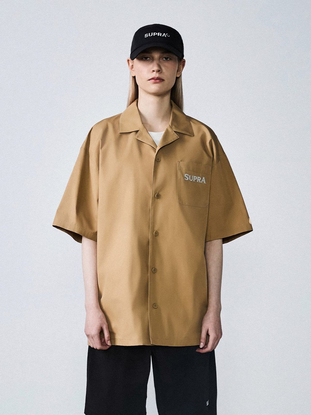 수프라(SUPRA) BAYC 등판 빅그래픽 셔츠(BEIGE)