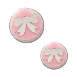 핑크 리본볼 미러톡