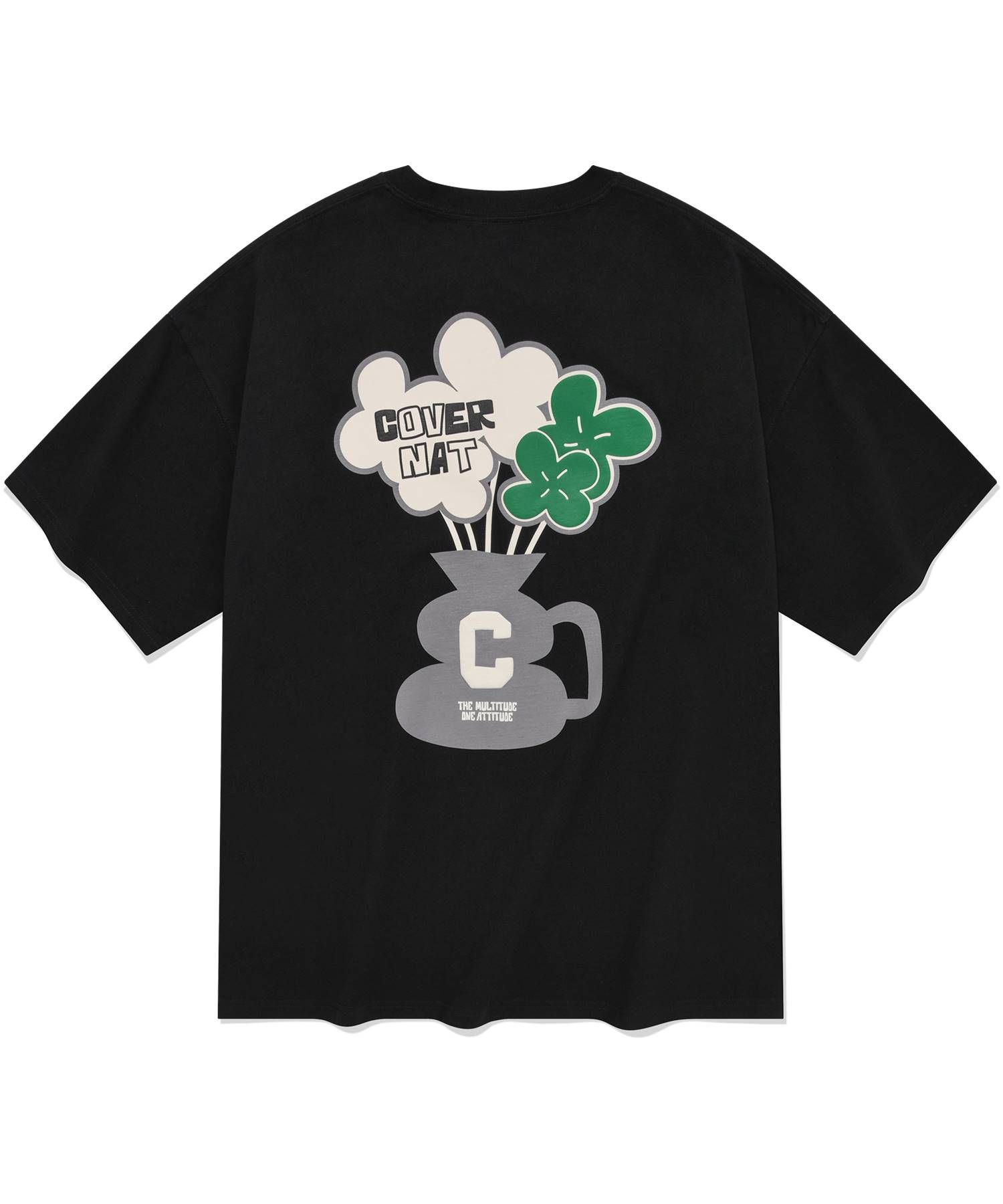COVERNAT■Flower base T-shirt■送料込 MUSINSA | COVERNAT Flower Base T-shirt black