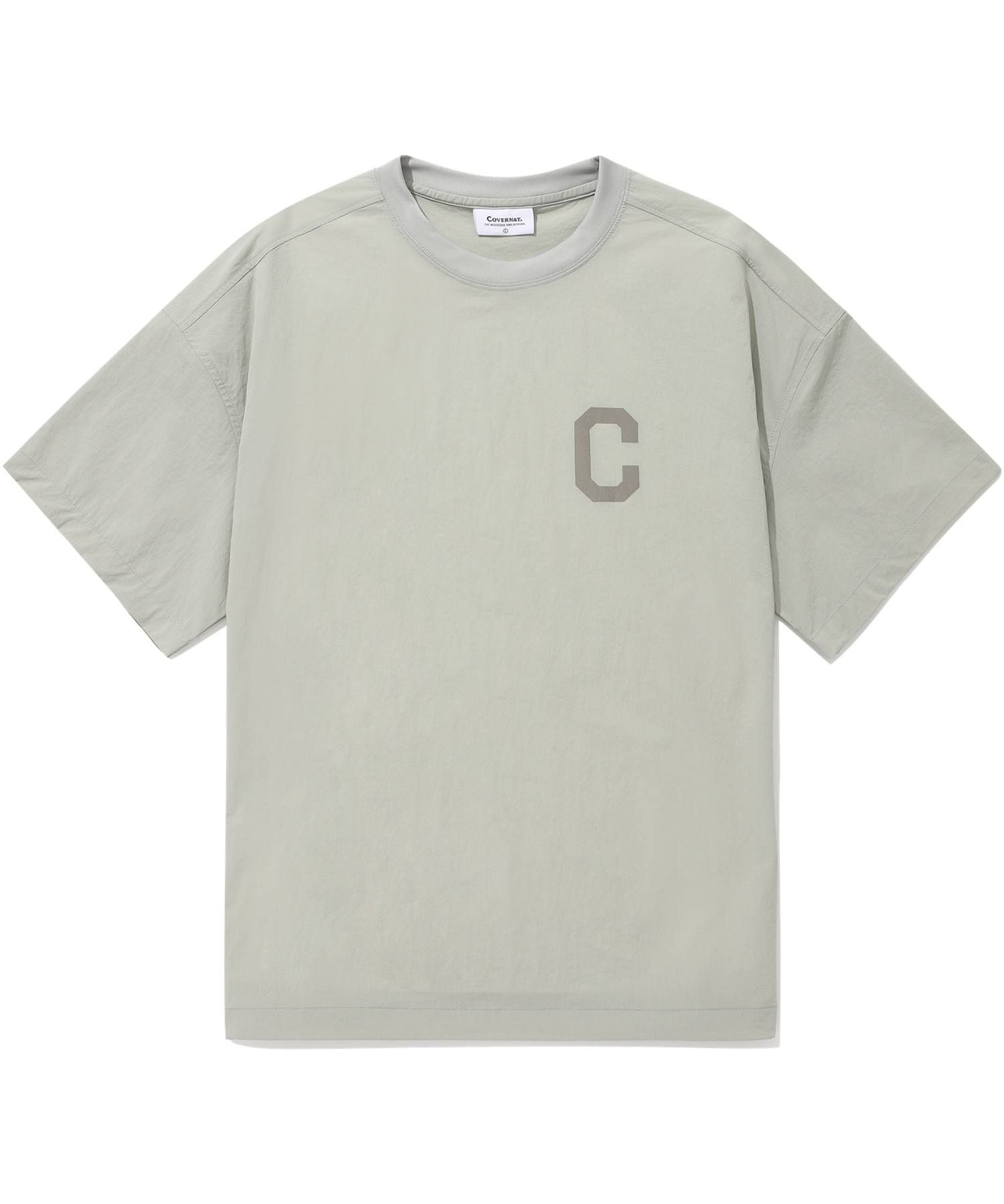 Tシャツ・カットソー COVERNAT College Tech Nylon T-Shirt Khaki MUSINSA | COVERNAT College Tech Nylon T-shirt Khaki