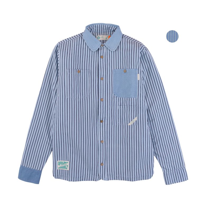 2C 남성 캠퍼 패딩 셔츠. Commoner