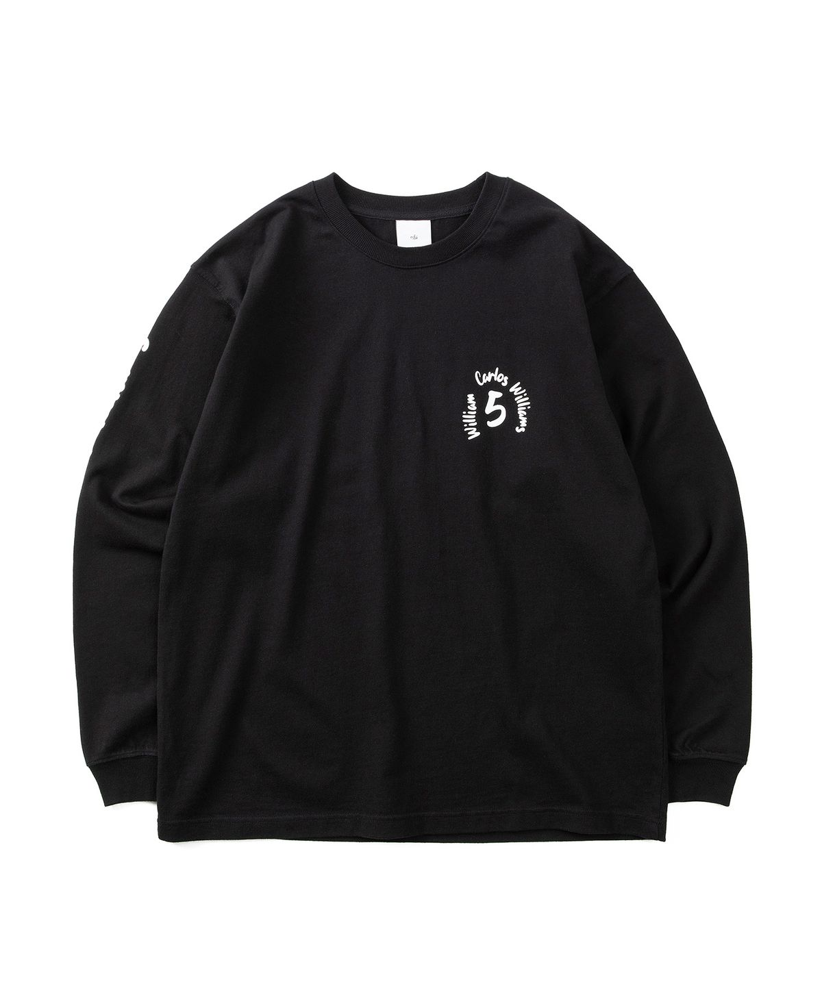에스파이(ESFAI) WILLIAM L/S TEE (BLACK)