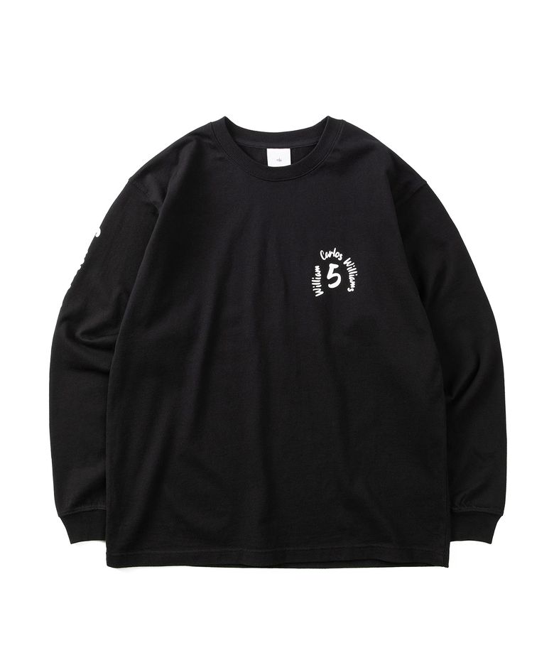 WILLIAM L/S TEE (BLACK)