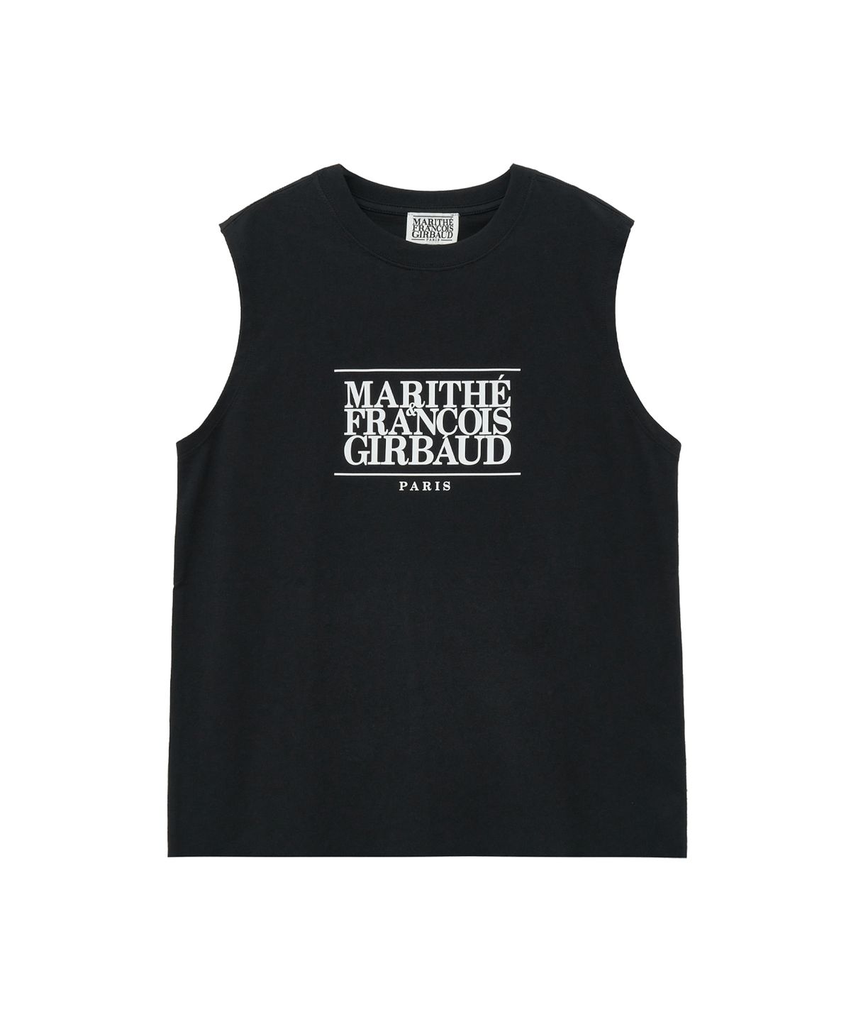 마리떼 프랑소와 저버(MARITHÉ + FRANҪOIS GIRBAUD) CLASSIC LOGO SLEEVELESS black