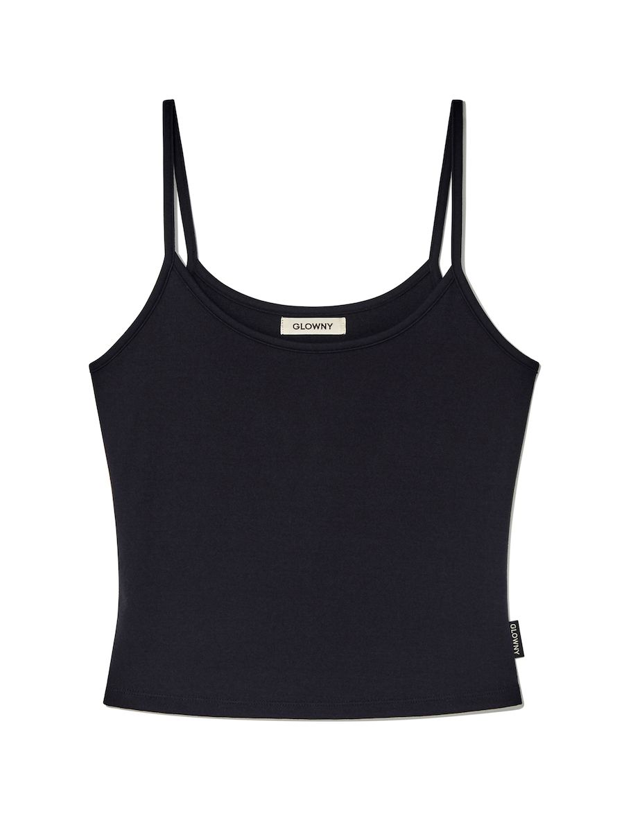 ★ GLOWNY★ GIRLFRIEND TANK TOP BLACK GY24ASL013BK MUSINSA | GLOWNY GIRLFRIEND TANK TOP (BLACK)