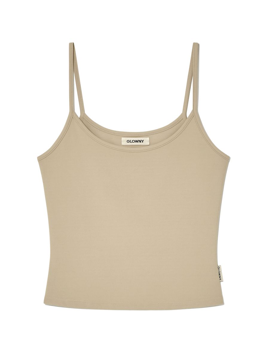 ★GLOWNY★ GIRLFRIEND TANK TOP ECRU MUSINSA | GLOWNY GIRLFRIEND TANK TOP (ECRU)