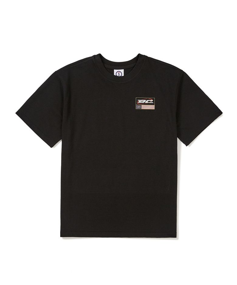 백 투비 CHMPS 로고 반팔 티셔츠 B24ST07BK
