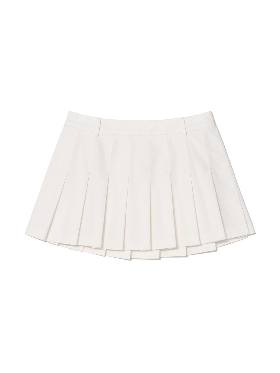 ★送料・関税込★GLOWNY★GIRLFRIEND PLEATED MINI SKIRT★ MUSINSA | GLOWNY GIRLFRIEND PLEATED MINI SKIRT (WHITE)