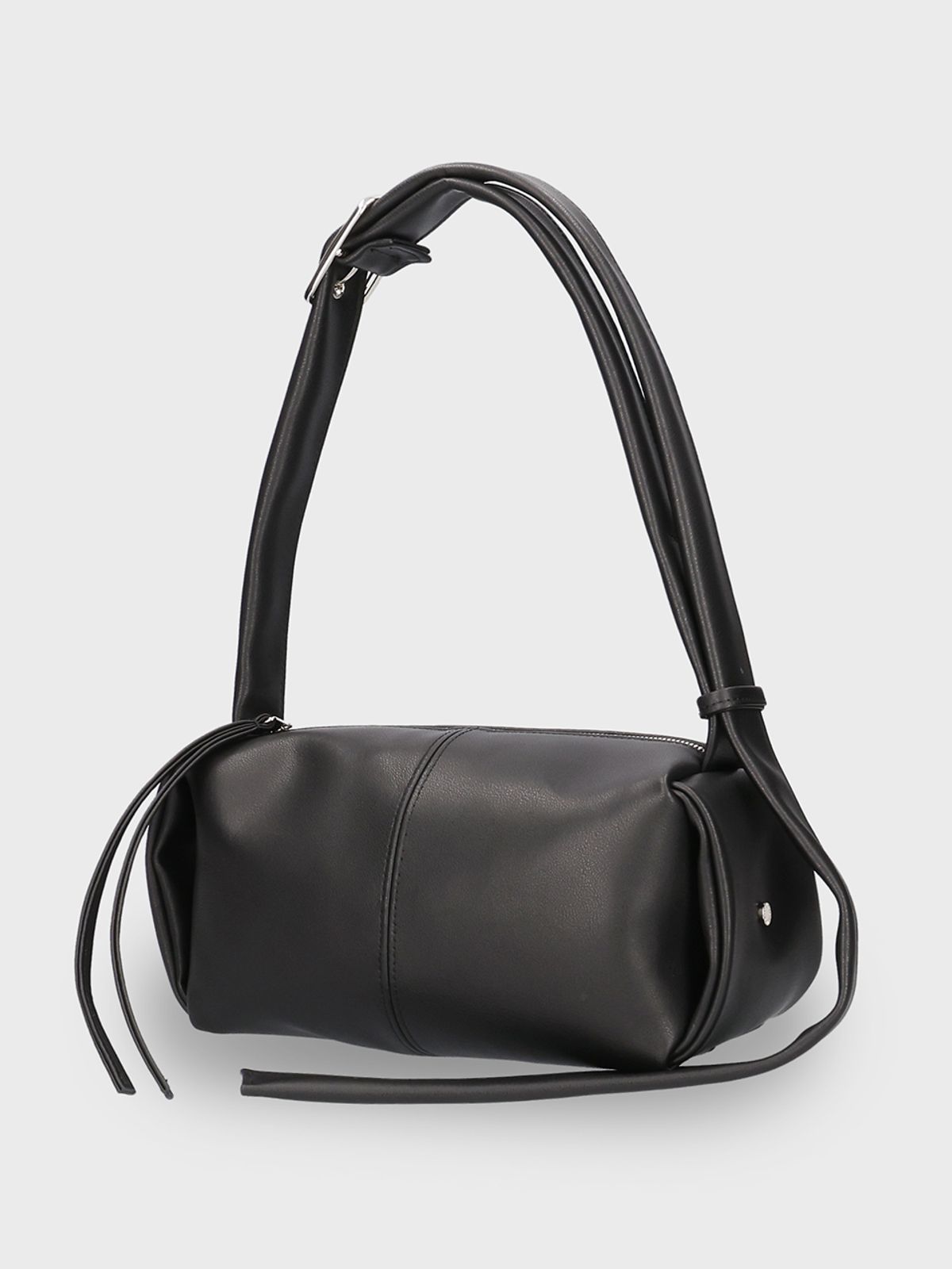 던팩토리(DAWN FACTORY) PEANUT BAG COW LEATHER BLACK 피넛백 소가죽 블랙