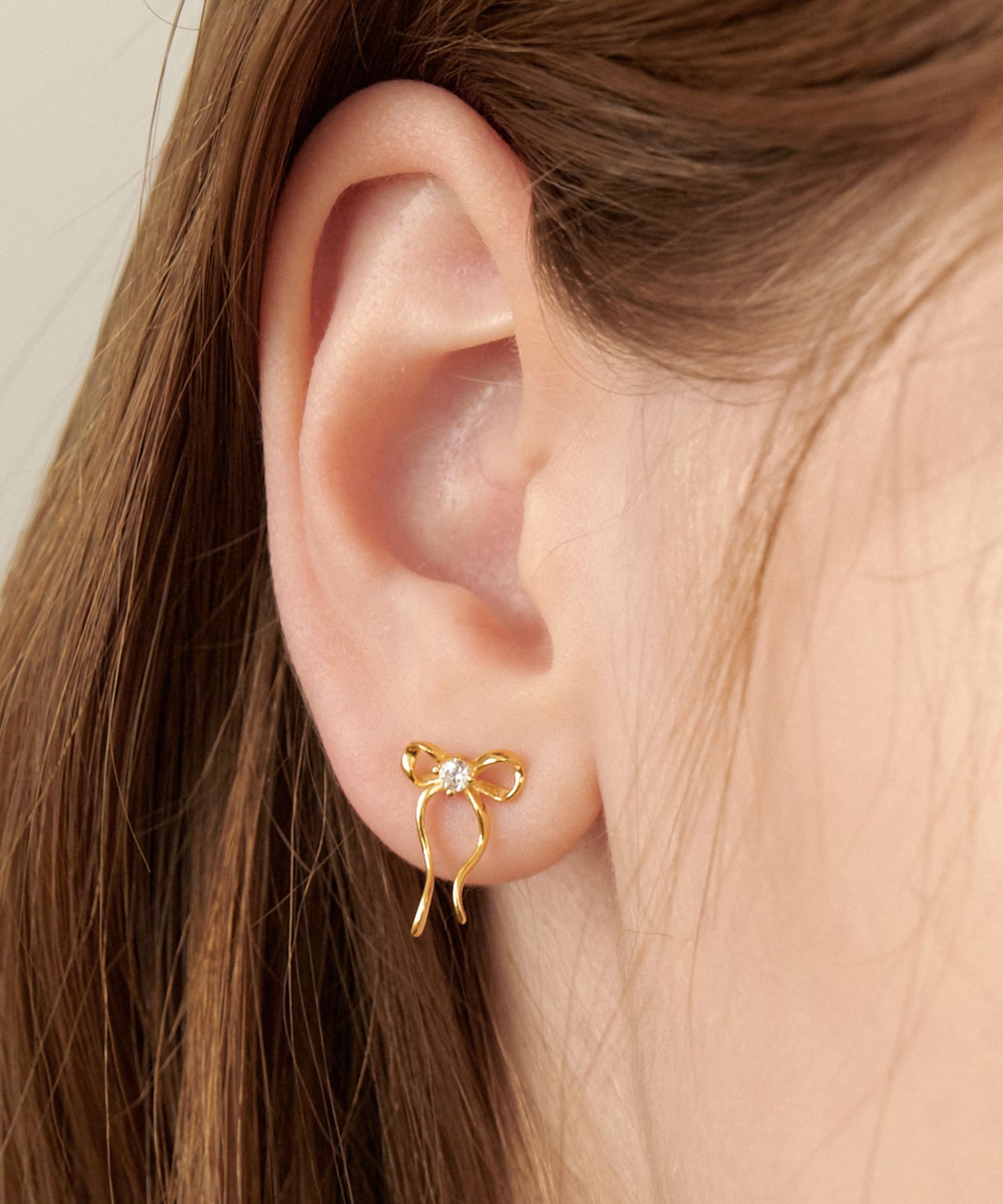 イヤリング TATIANA Silver 925 Annette Cubic Ribbon Earrings EC3096 MUSINSA | TATIANA (Silver 925) Annette Cubic Ribbon Earring