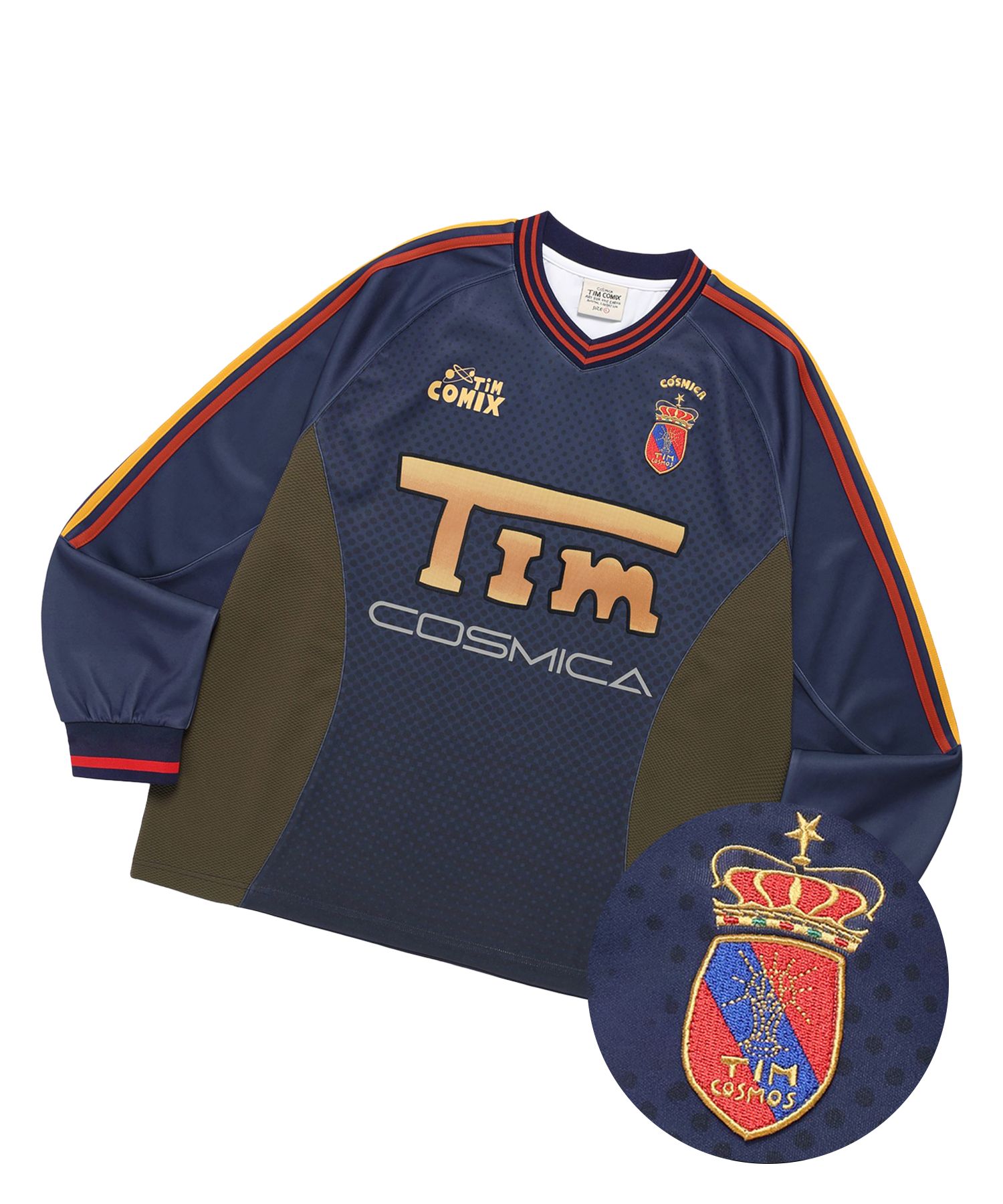 ★TIMCOMIX★ GRADATION MESHED SOCCER JERSEY LS NAVY MUSINSA | TIMCOMIX GRADATION MESHED SOCCER JERSEY LS NAVY