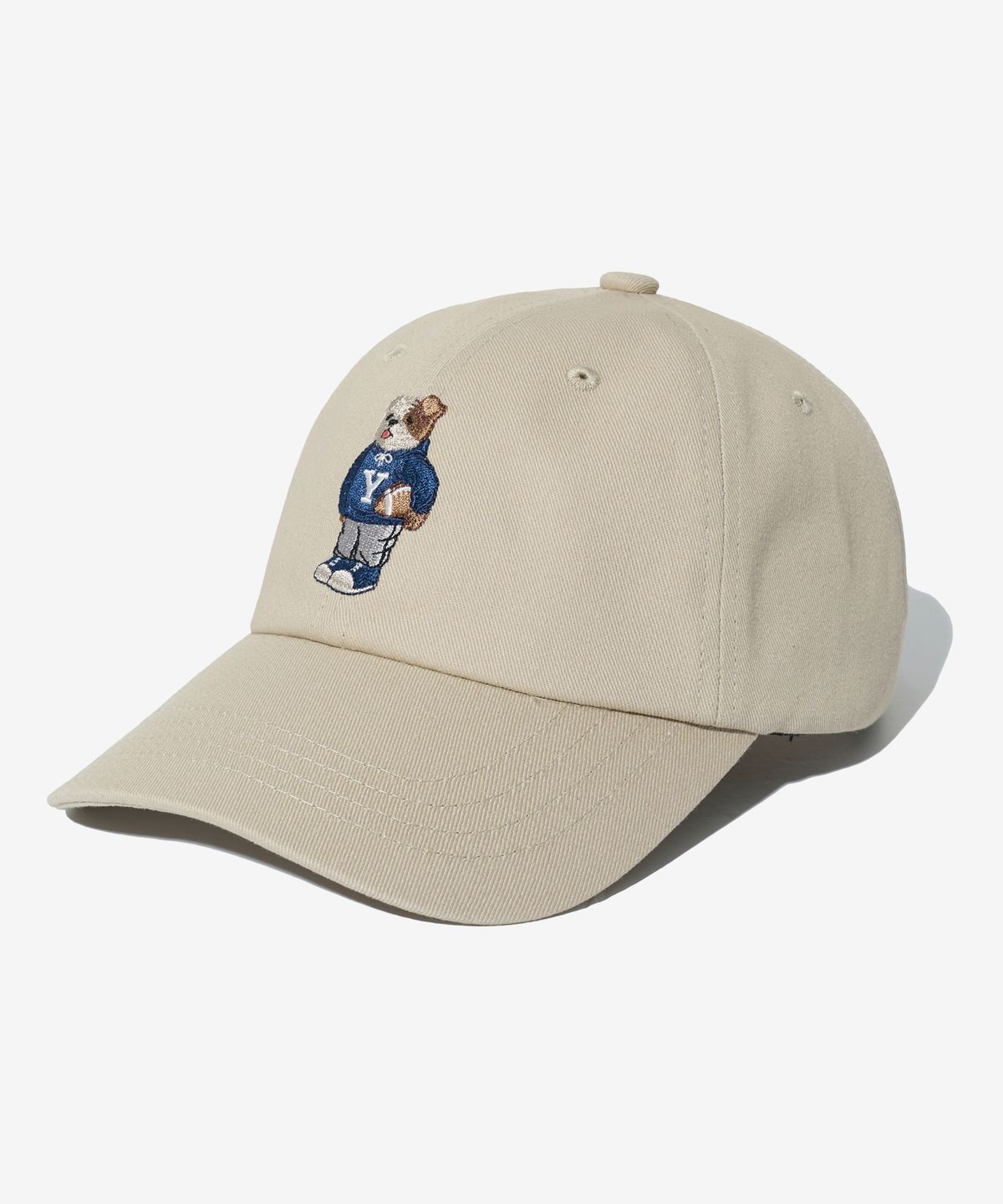 예일(YALE) EMBROIDERY DAN BALL CAP BEIGE