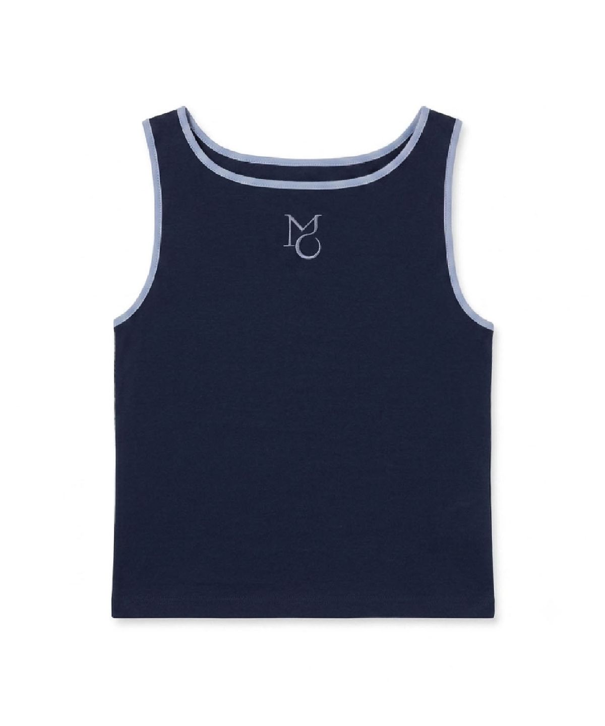 무아르모아(MOIREMOA) MO Two-Way Sleeveless Top-Navy