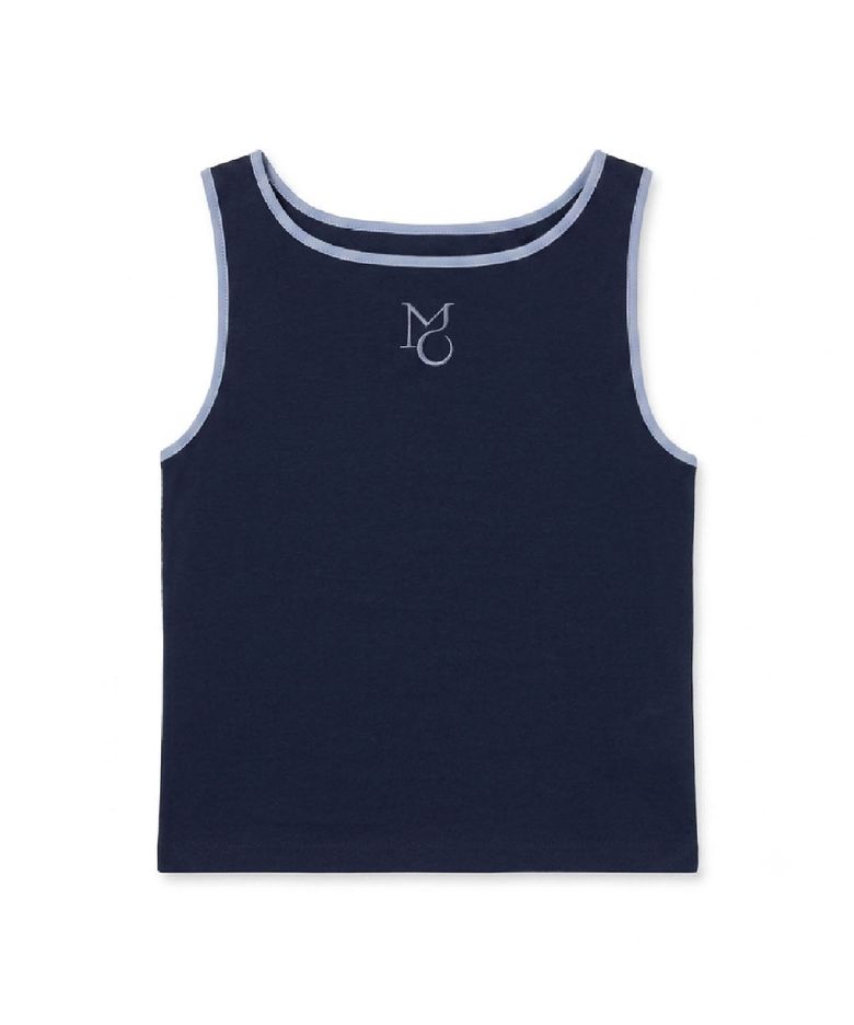 MO Two-Way Sleeveless Top-Navy