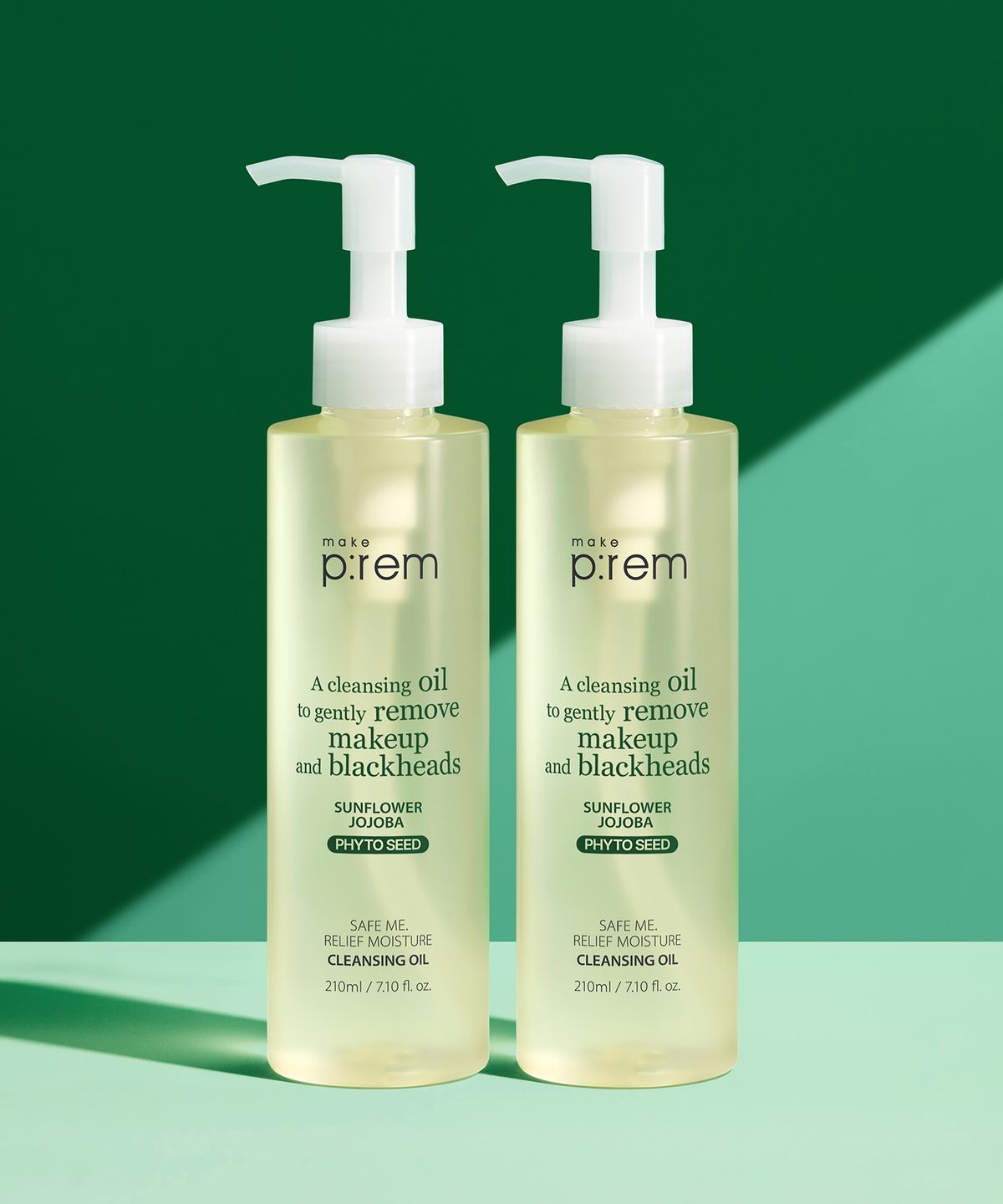 메이크프렘(MAKEPREM) [2pack]세이프 미 릴리프 모이스처 클렌징 오일 210ml