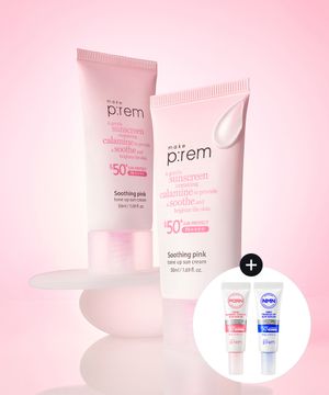 [2개] 수딩 핑크 톤업 선크림 50ml