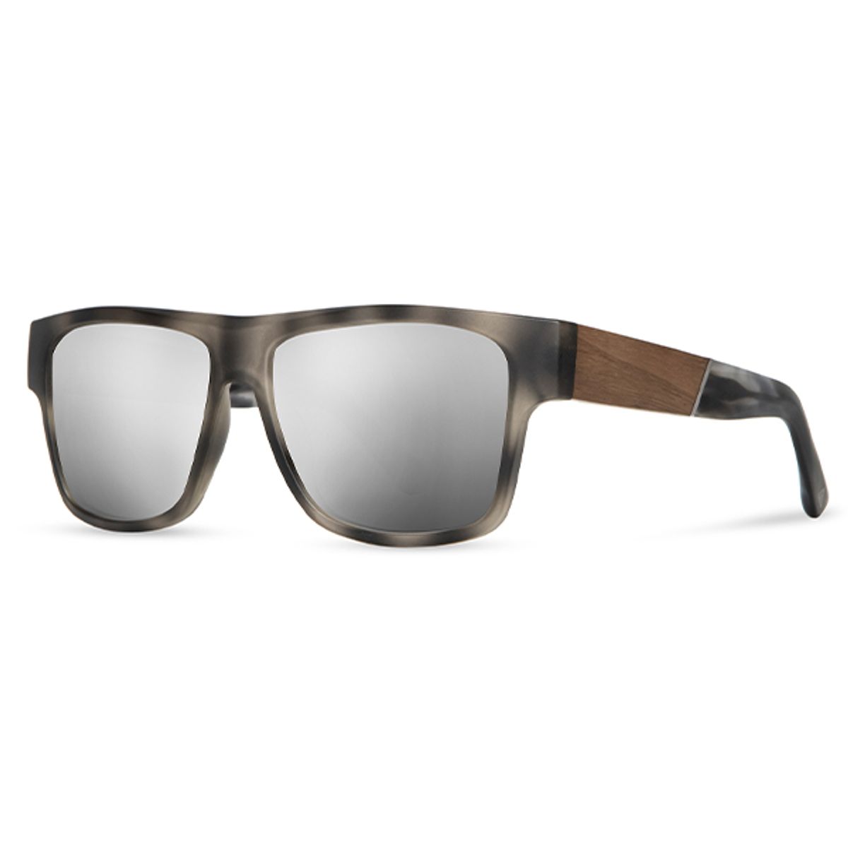 캠프(CAMPEYEWEAR) 클리프 매트 펄 그레이 월넛 HD+편광 실버 미러 렌즈