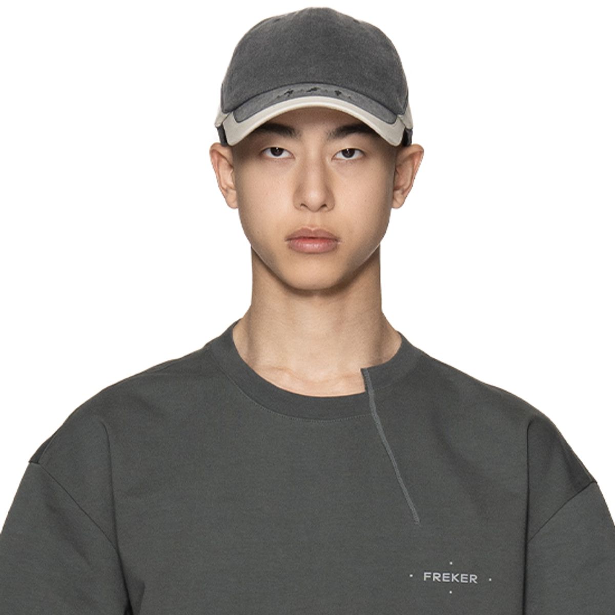 프리커(FREKER) WASHED LOGO CAP_FQRAX24214BKX - 사이즈 & 후기 | 무신사