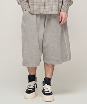 CB 피그먼트 멀티 포켓 반바지 (그레이)