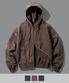 메테오 디어 피그먼트 후드집업 토프브라운 SJHD1449