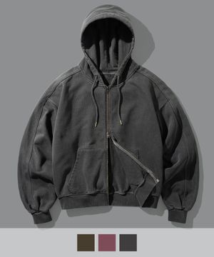 메테오 디어 피그먼트 후드집업 딥그레이 SJHD1449