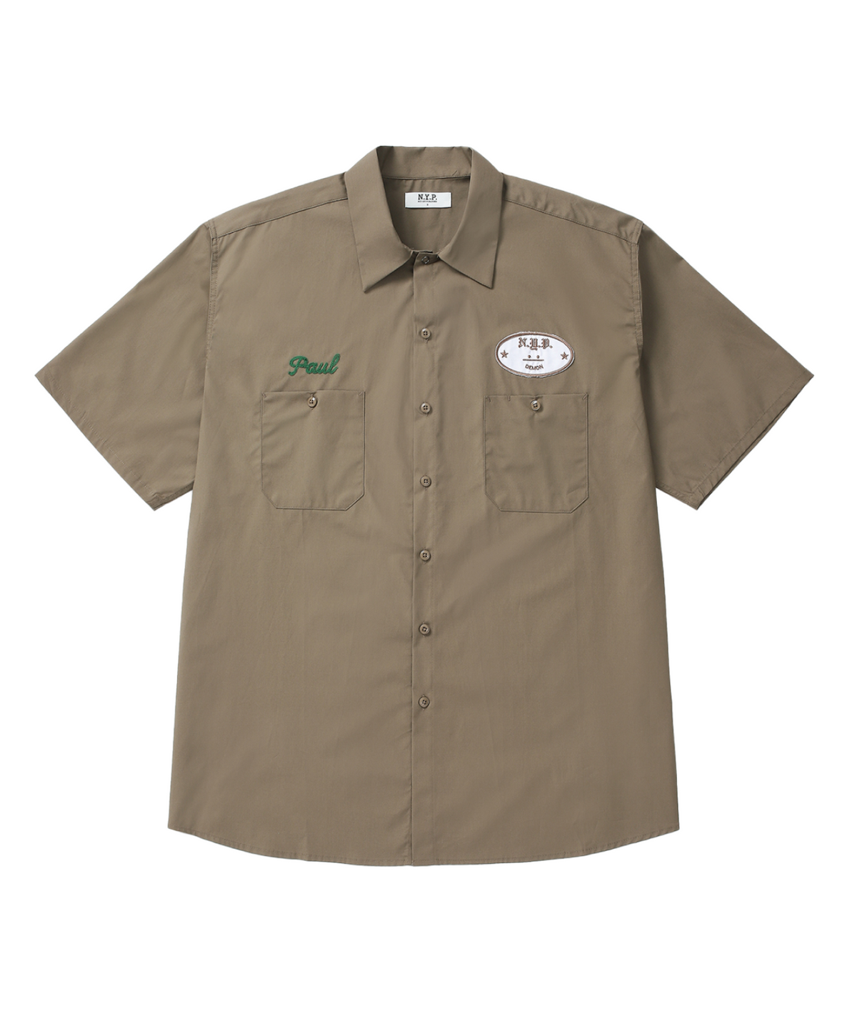 엔와이피(N.Y.P) Demon Skater Shirt (brown)