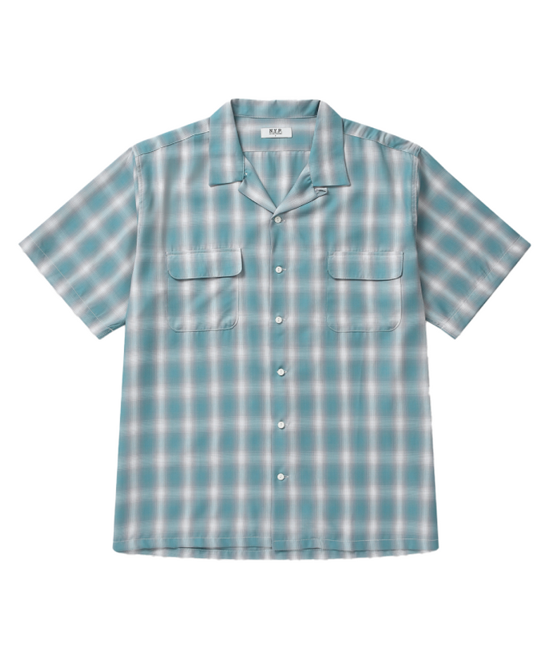 Ombre Camp Shirt (sapphire blue)