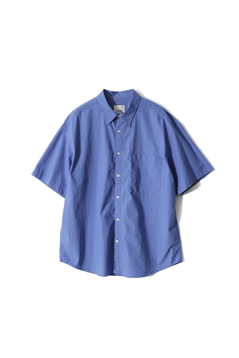 Poole Silky Typewriter Shirt Clear Sky