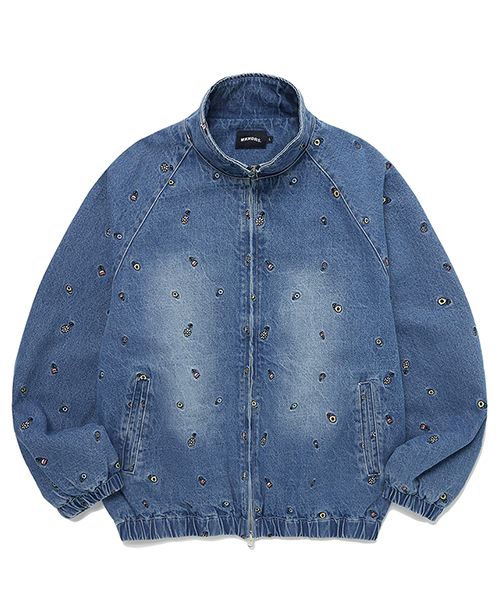 WKNDRS ■ FLORAL DENIM JACKET MUSINSA | WKNDRS FLORAL DENIM JACKET (L.DENIM)