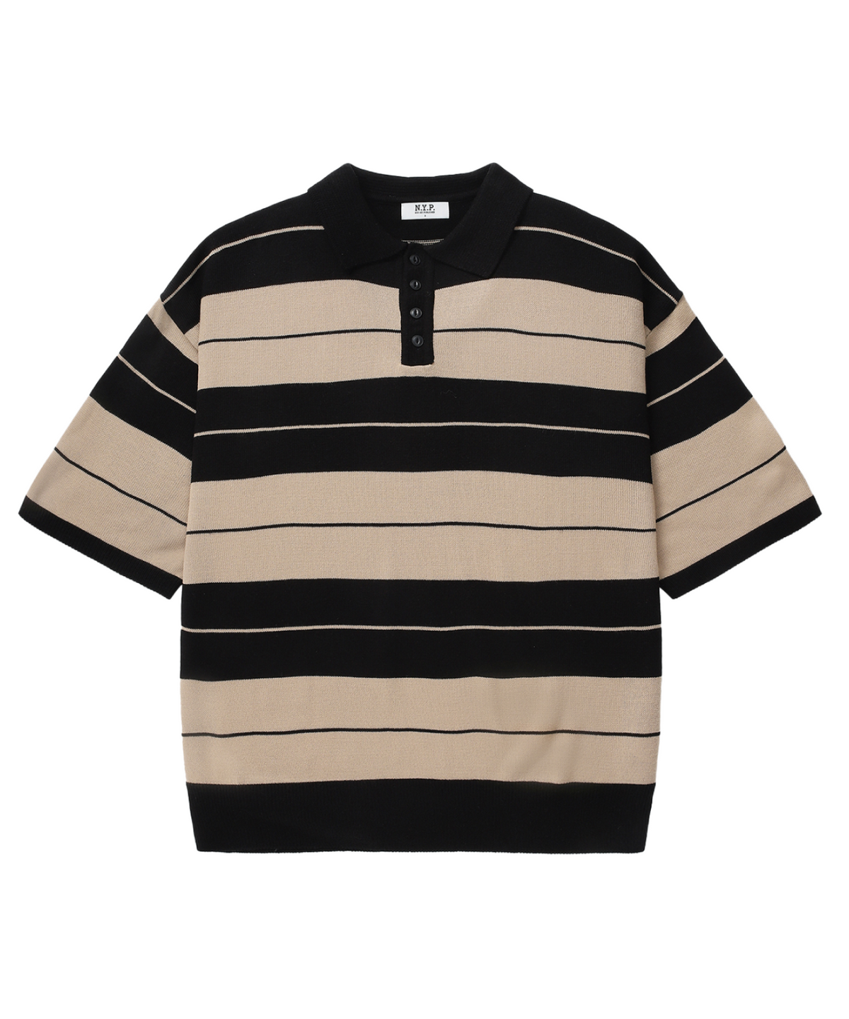 엔와이피(N.Y.P) Charlie Brown Polo Knit man (brown)