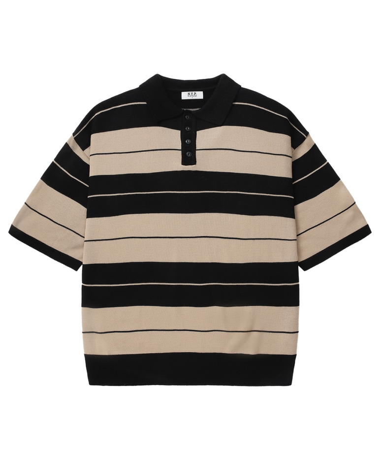 Charlie Brown Polo Knit man (brown)