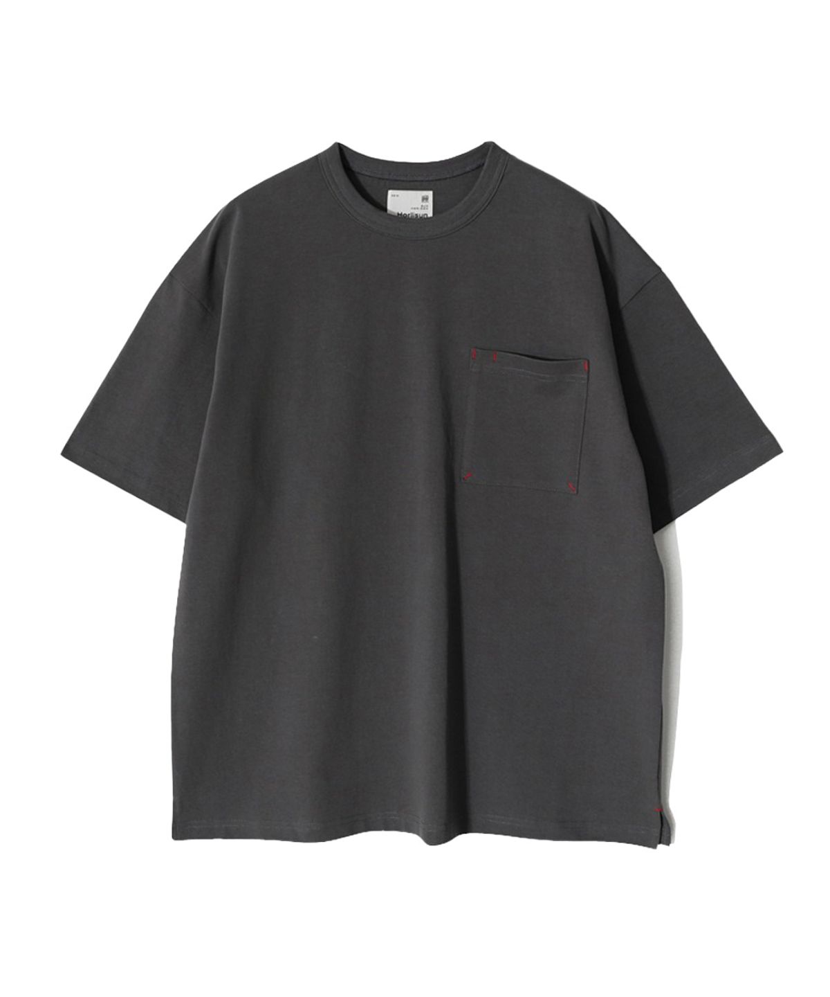 홀리선(HORLISUN) Lawrence Short Sleeve T-shirt Charcoal