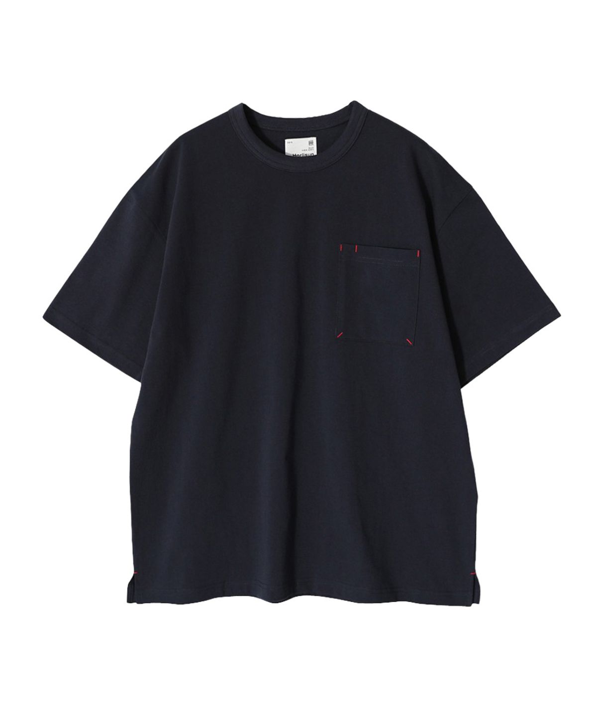 홀리선(HORLISUN) Lawrence Short Sleeve T-shirt Navy