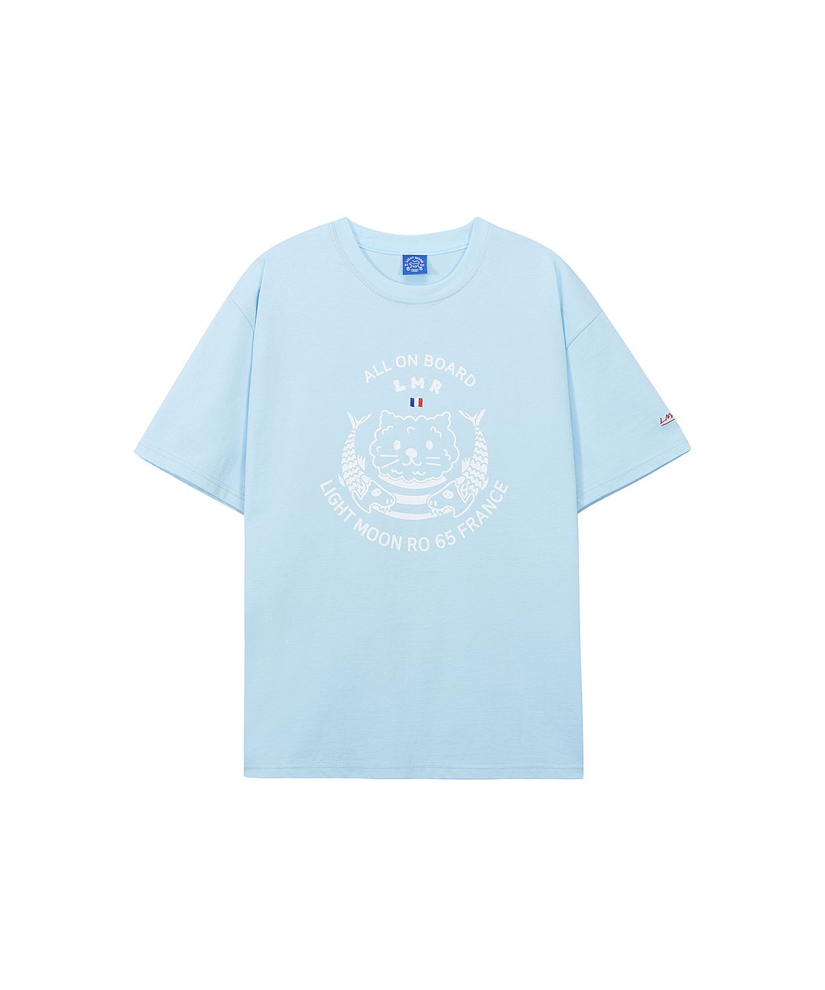 엘엠알(LMR) 프렌치 마린 아트웍 티셔츠 LIGHT BLUE
