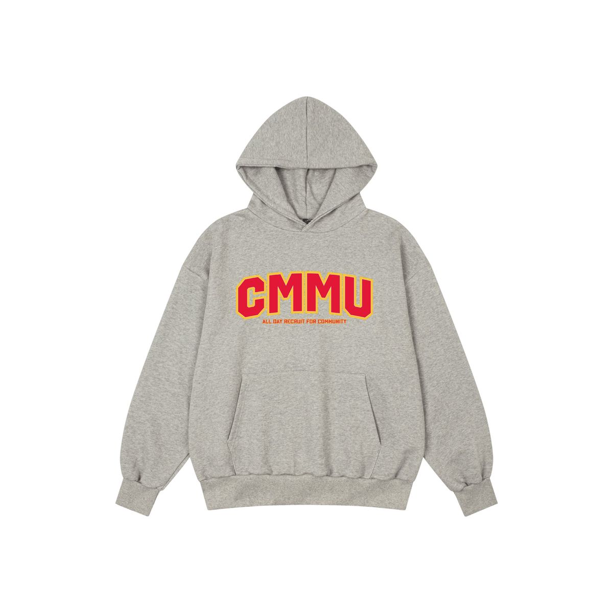 커뮤니티클럽(COMMUNITY CLUB) CMMU UNIV 후디 (그레이)