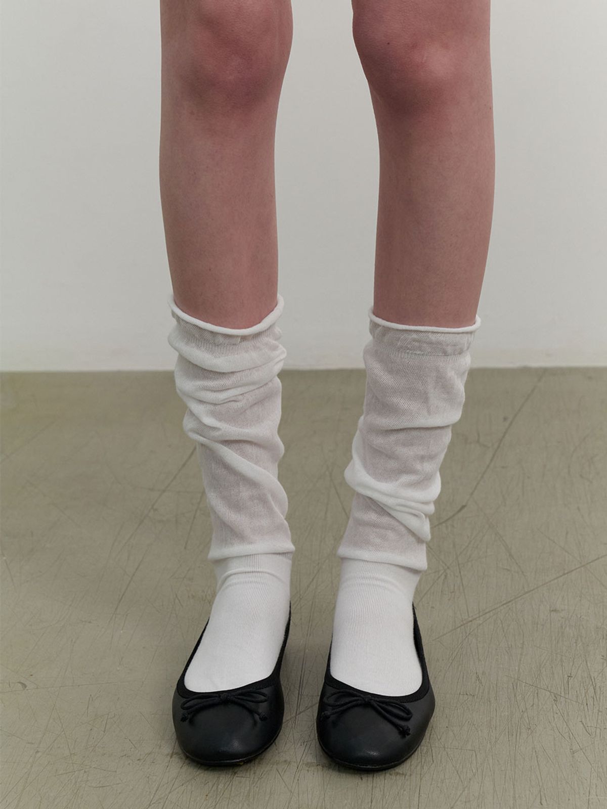 러브미몬스터(LOVE ME MONSTER) Sheeer Gauze Long Socks (L241MSC010)