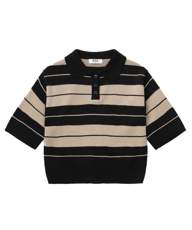 Charlie Brown Polo Crop Woman (brown)
