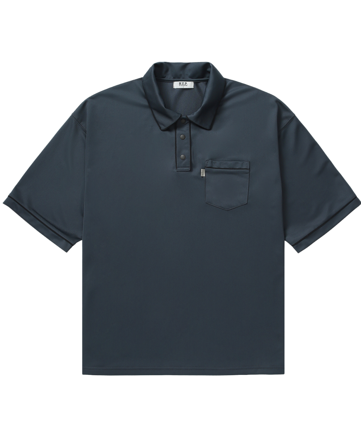 엔와이피(N.Y.P) Goofy Skater Boy Polo Shirt (charcoal)