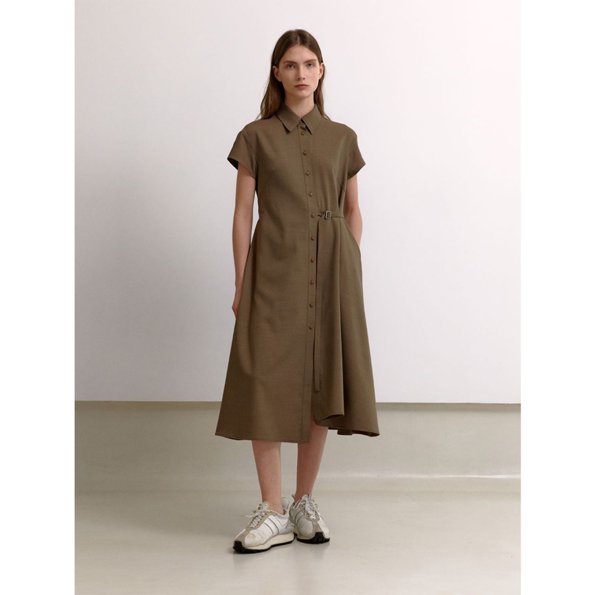 퍼블리카엑스(PUBLICKA X) MASON DRESS KHAKI